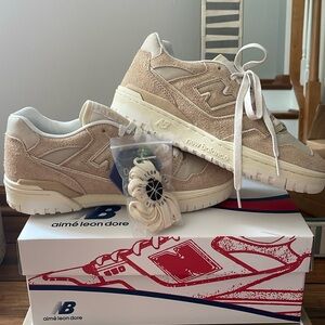 ALD X NEW BALANCE 550 women size 9 BROWN WHITE